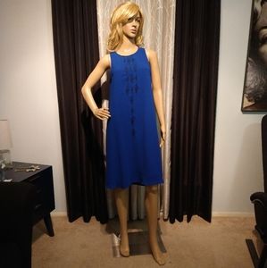 She + Sky/ Sexy Royal Blue Mini Dress Size:S